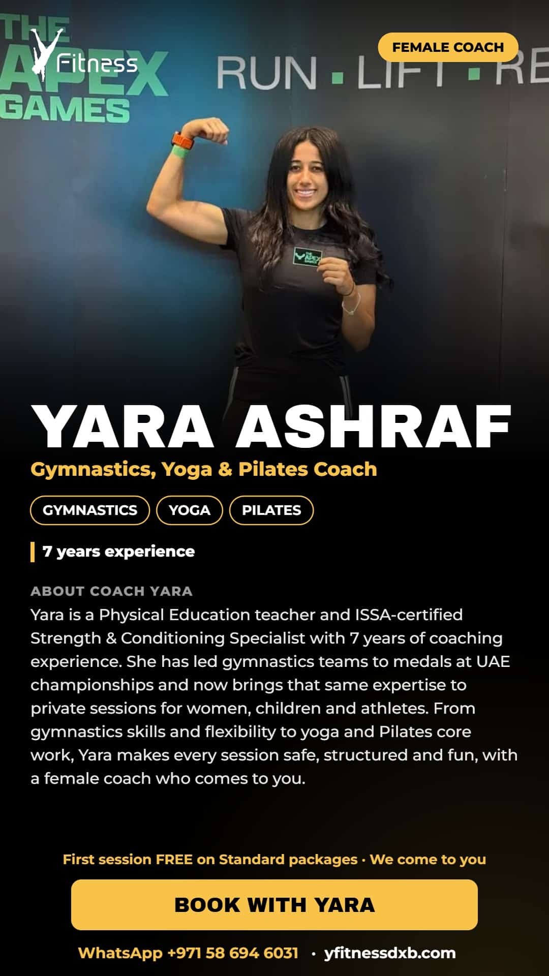 Female Calisthenics Trainer Dubai 1 Female calisthenics trainer Dubai — Coach Yara Ashraf